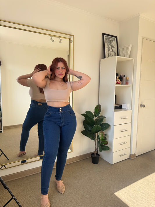 Jeans Skinny Control Abdomen Push Up