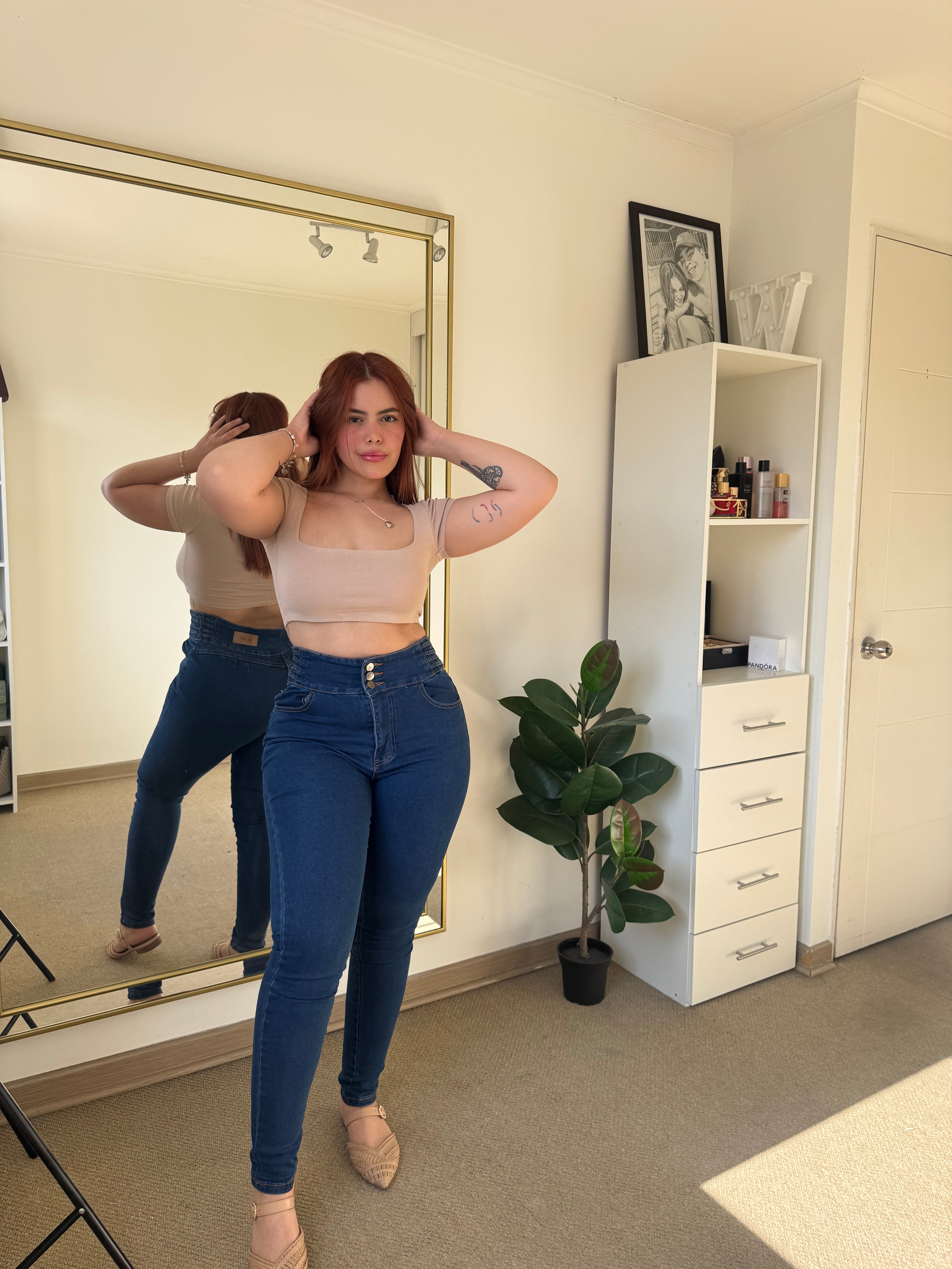 Jeans Skinny Torero Control Abdomen