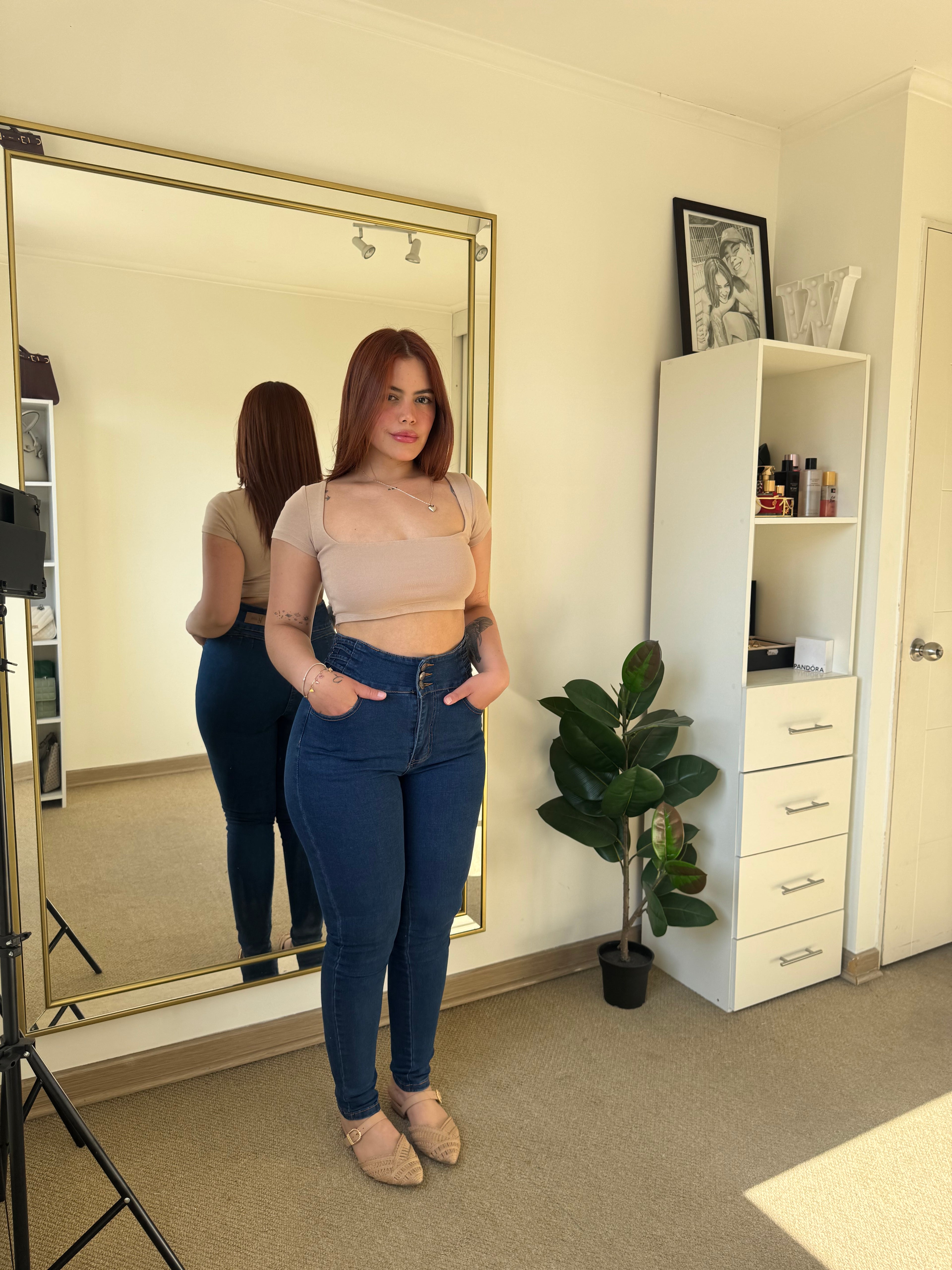 Jeans Skinny Torero Control Abdomen