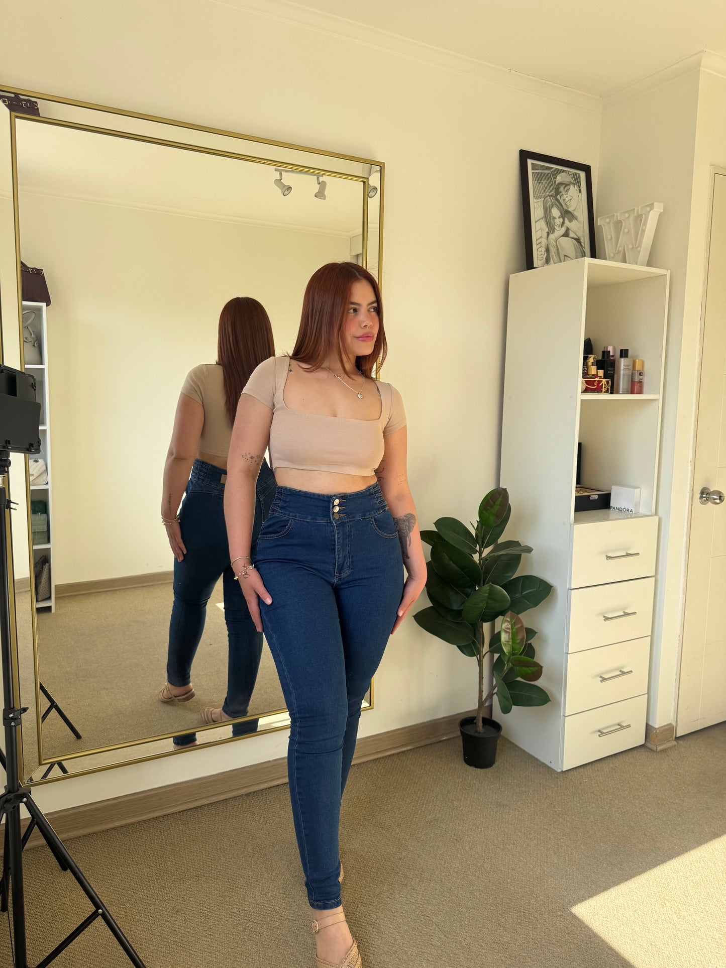 Jeans Skinny Control Abdomen Push Up