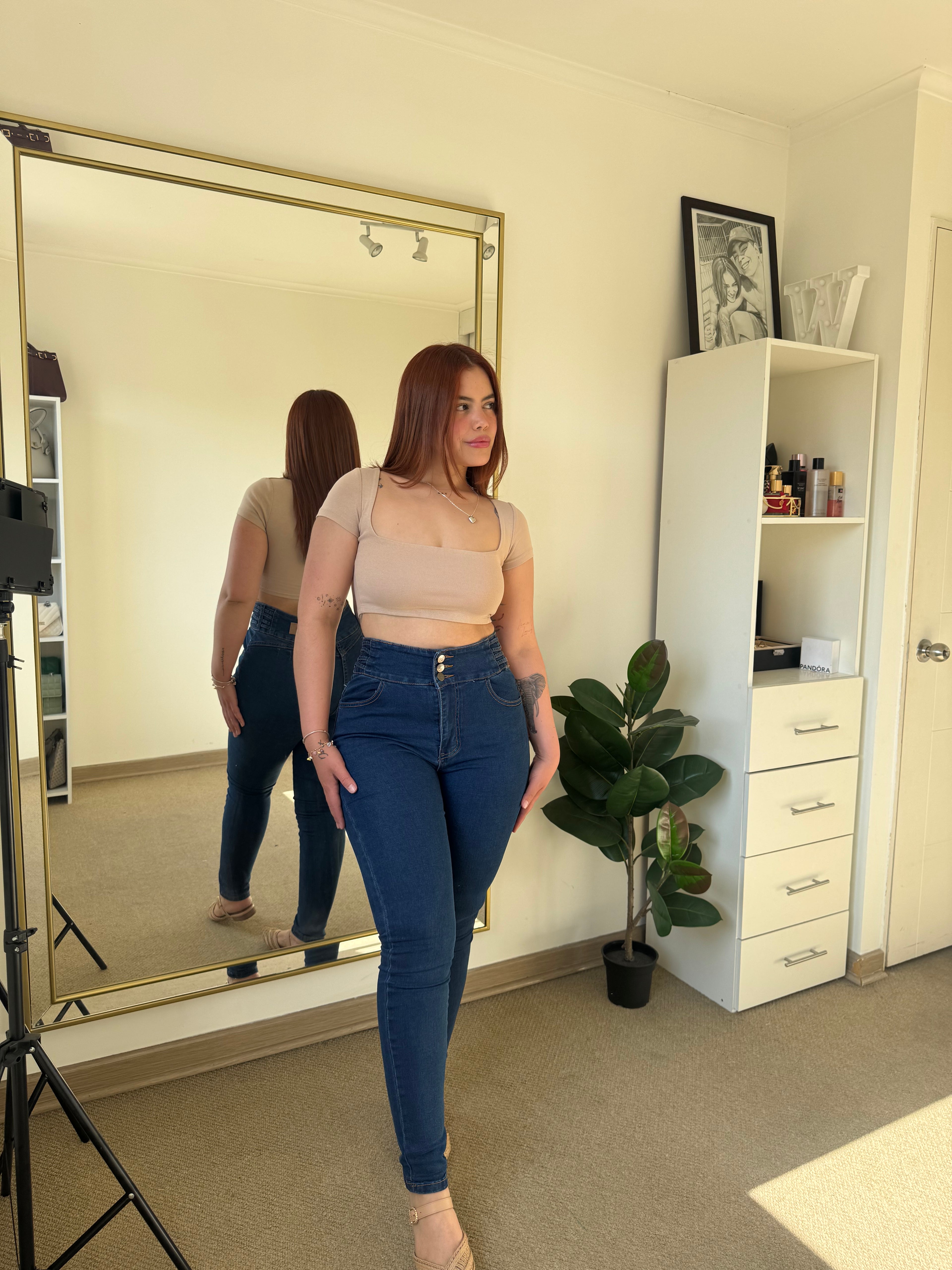 Jeans Skinny Torero Control Abdomen