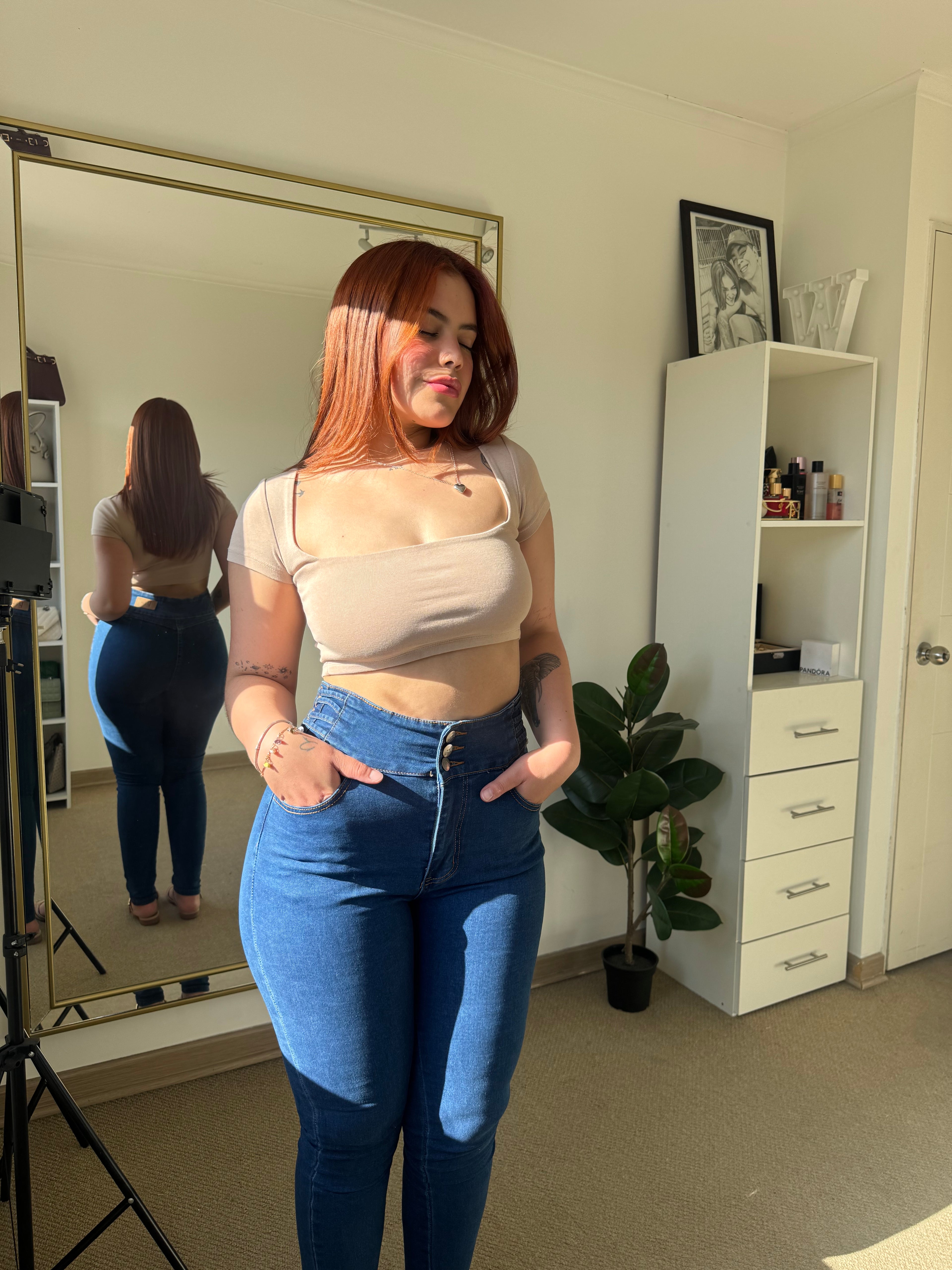 Jeans Skinny Torero Control Abdomen