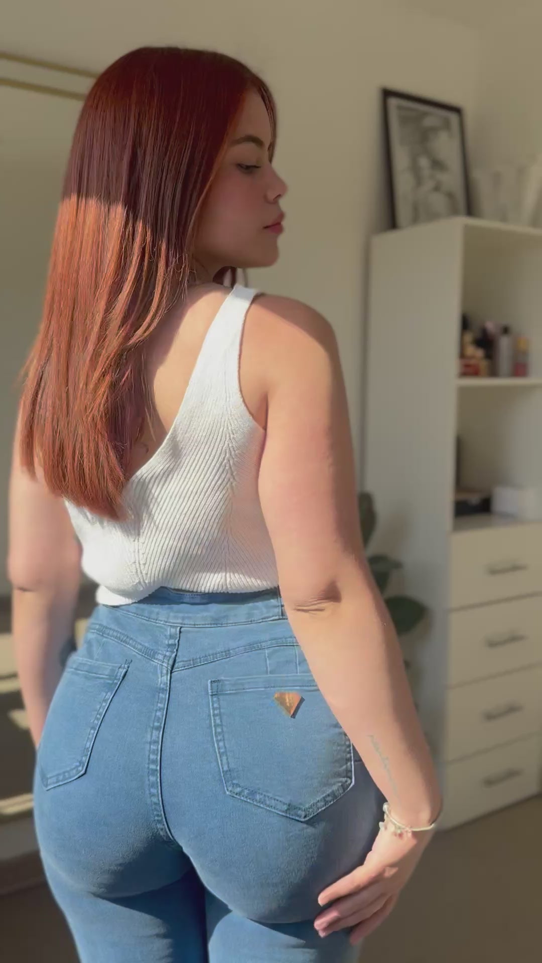 Jeans Skinny trenza Push up